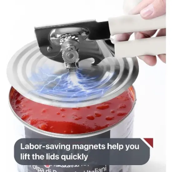 Hand Crank Can Opener Manual Heavy Duty with Comfortable Extra-long Handles image {3}