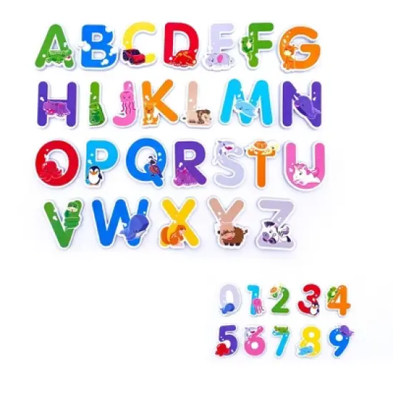 SoapSox Washable Alphabet Bath Toy with Mesh Storage Bag image {2}