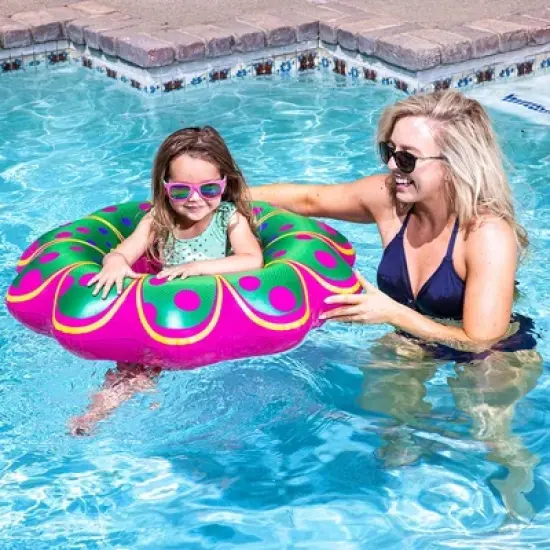 Poolmaster Swimming Pool Inflatable Flower Baby Rider Float - Pink image {5}