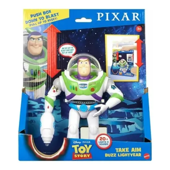 Disney Toy Story Take Aim Buzz Lightyear 7 Inch Electronic Figure image {1}