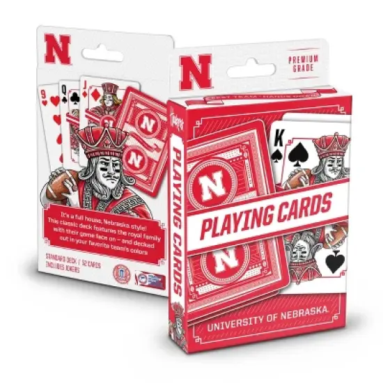 NCAA Nebraska Cornhuskers Classic Series Playing Cards: Cardstock Paper, Ages 10+ image {5}