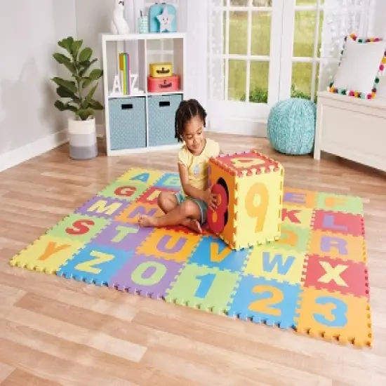 Kidoozie ABC & 123 Puzzle Playmat, Foam Playmat with Storage Bag for Toddler or Preschooler, Ages 12m+ image {7}