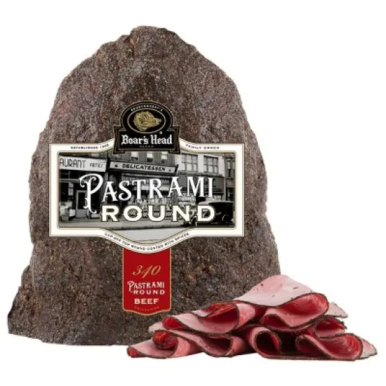 Boar's Head Pastrami Round Beef - 4lbs - price per lb image {4}