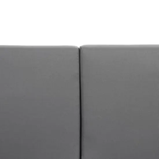 Christopher Knight Home Magnolia Outdoor 52.75" Acacia Wood Loveseat with Cushions, Teak/Dark Gray image {6}