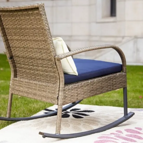 3pc Patio Bistro Set Blue - Patio Festival image {2}