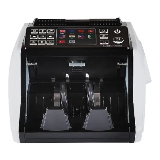 Nadex Coins&trade; V5400 Mixed-Denomination Money Counter and Counterfeit Detector in White image {2}