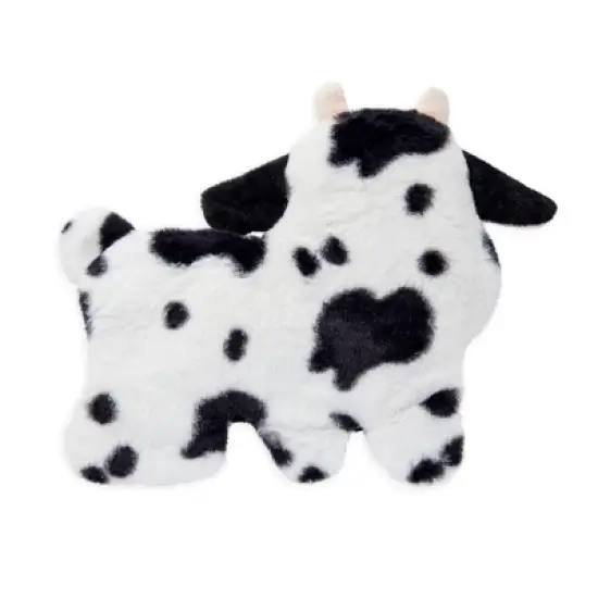 Zodaca Lavender Scented Microwavable Stuffed Animal Cow Plush Heating Pad for Pain Relief image {3}