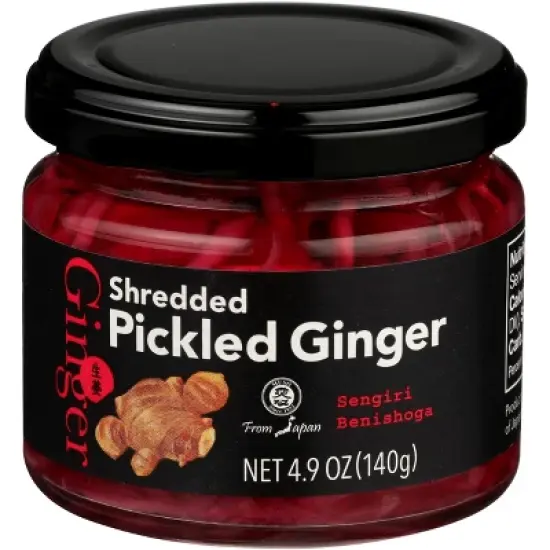 Muso From Japan Shredded Pickled Ginger - Case of 6 - 4.9 oz image {1}