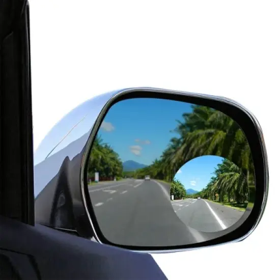 Lebogner HD Glass Blind Spot Mirrors For All Cars, SUV, And Trucks - 2 Pack image {4}