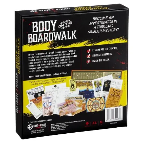 Hunt A Killer Body On The Boardwalk Board Game image {1}