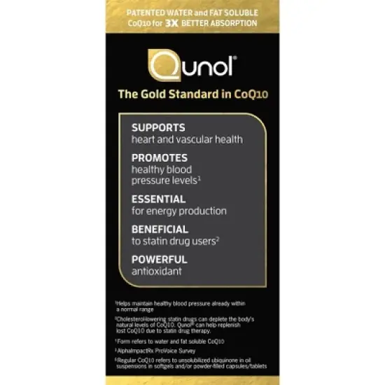 Qunol Ultra CoQ10 Dietary Supplement Softgels - 120ct image {3}