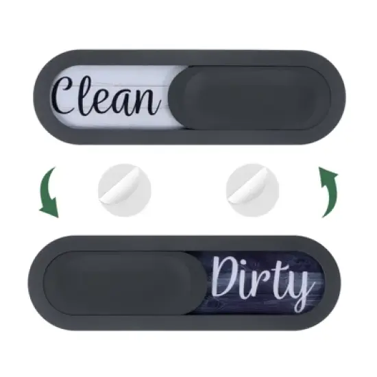 Unique Bargains Plastic Oval Non-Scratch Kitchen Dishwasher Magnet image {8}