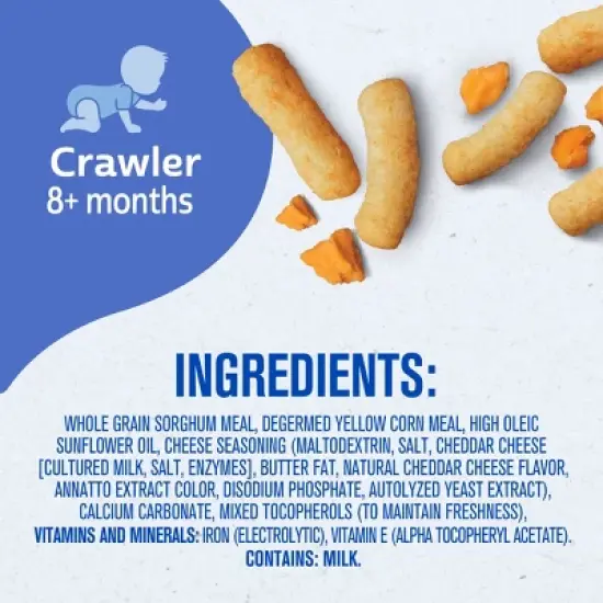 Gerber Baby Food Mild Cheddar Crunchies Baby Snack - 1.48oz image {7}