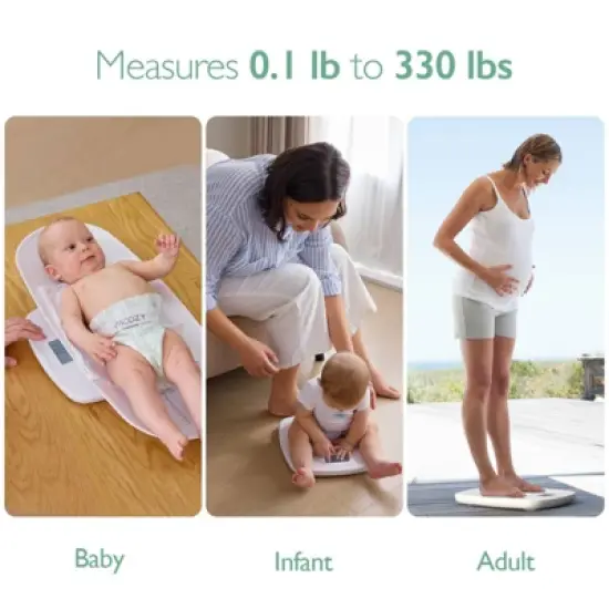 Momcozy Multi-Function Baby Scale, Weight and Height Measurement image {8}
