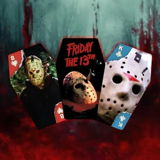 NMR Distribution Friday the 13th Premium Coffin Shaped Playing Cards image {2}