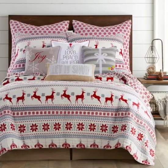 Silent Night Holiday Quilt Set - Levtex Home image {7}