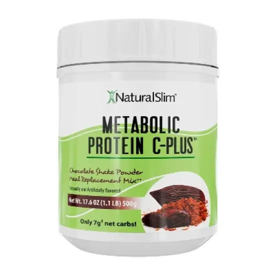 NaturalSlim Metabolic Protein C-Plus Chocolate - Whey Protein Shake Powder, 10 Servings image {2}