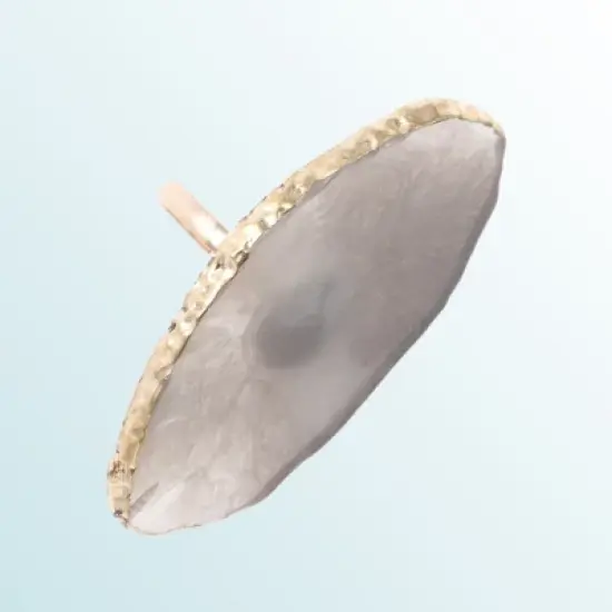 Unique Bargains Portable Ring Nail Art Palette Gray 1 Pc image {4}