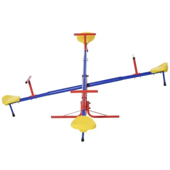 Dexmalle Kids Seesaw Swivel Teeter Totter with 360&deg; Spinning image {8}