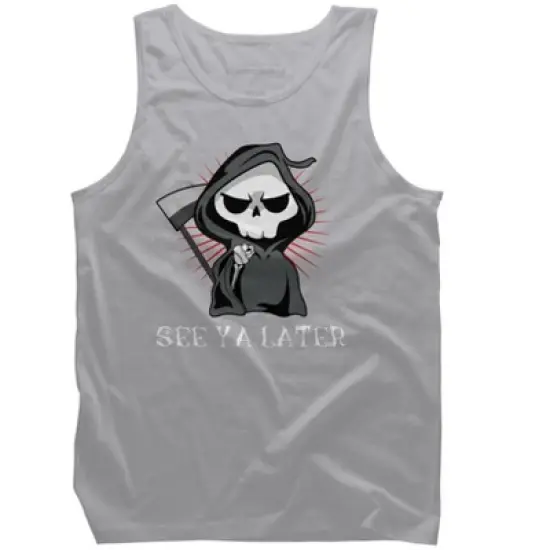 Men's Design By Humans See Ya Later Halloween T Shirt By thebeardstudio Tank Top image {7}