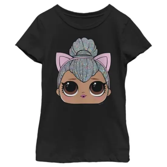 Girl's L.O.L Surprise Kitty Queen Cat Ears T-Shirt image {3}
