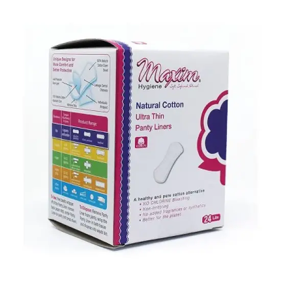 Maxim Hygiene Ultra Thin Panty Liners, Light Flow Abosrbency, 24Ct image {1}
