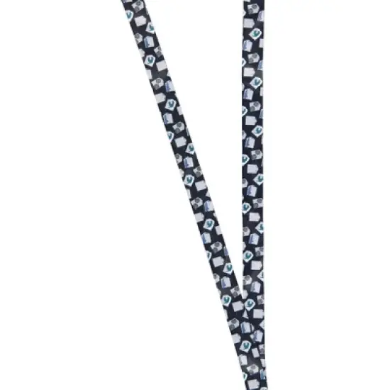 Attack on Titan Reversible ID Lanyard Badge Holder With Metal Logo Charm image {3}