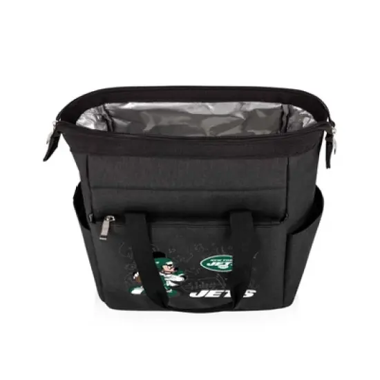 NFL New York Jets Mickey Mouse On The Go Lunch Cooler - Black image {1}