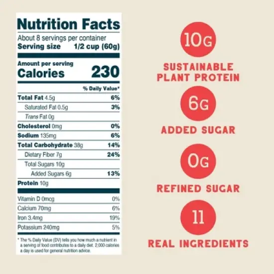 Seven Sundays Wild Berry Protein Oats - 16oz image {2}