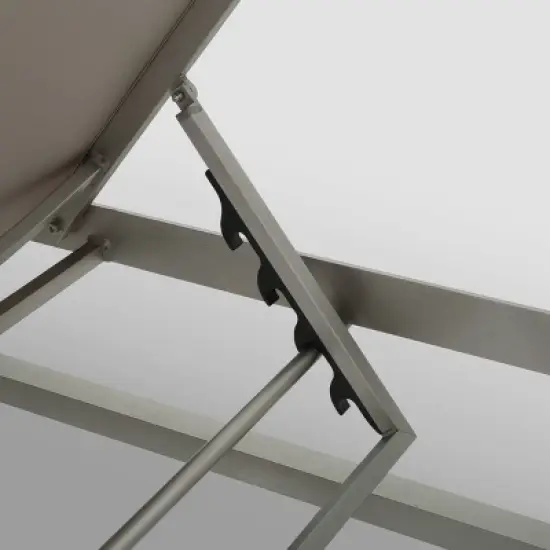 California 4Pk Aluminum Chaise Lounge: Weather-Resistant, Adjustable Backrest, Mesh Seat - Christopher Knight Home image {2}