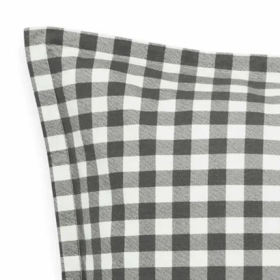 Navy Kingston Euro Pillow Sham Set - Eddie Bauer image {4}