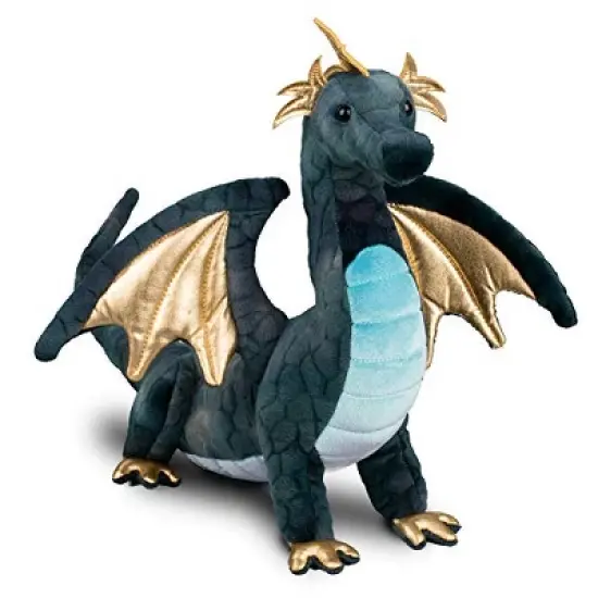 Douglas Aragon Navy Dragon Plush Stuffed Animal image {1}