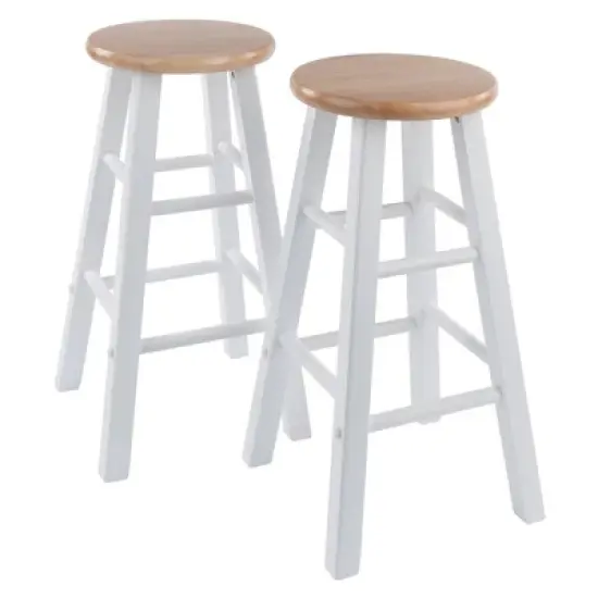 2pc 24" Element Counter Height Barstools - Winsome image {8}