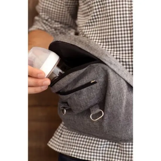 Moby 2-in-1 Baby Carrier + Hip Seat - Gray image {9}