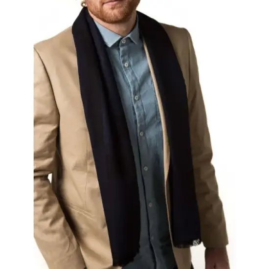 Mio Marino | Men's Cashmere Feel, 100% Cotton Fashion Winter Scarf image {15}