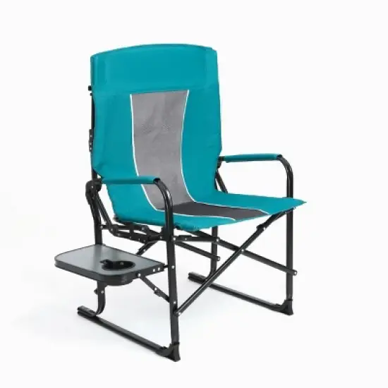 1 Piece Heavy Duty Camping Directors Chair,Oversized Portable Folding Chair with Side Pocket,Portable Camping Chair for Beach,Fishing-Coolbibila image {6}