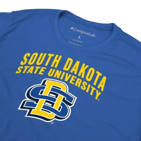 Men's Campus Lab South Dakota State University Men's Sport Active T-Shirt Primary Logo image {4}