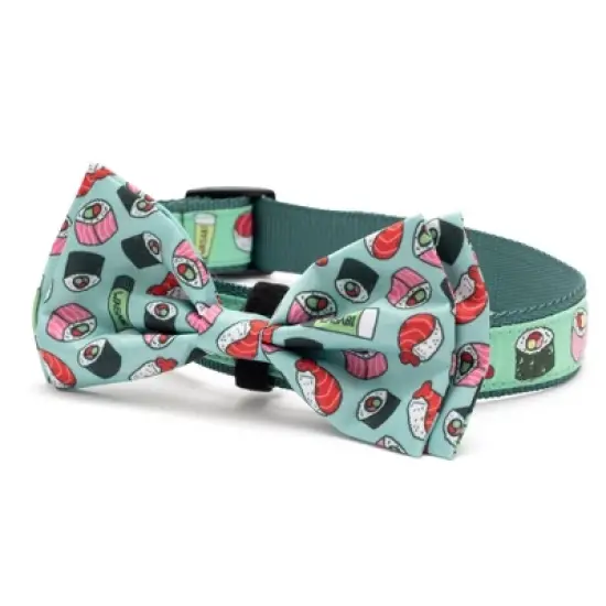 The Worthy Dog Sushi Adjustable Bow Tie Accessory image {3}