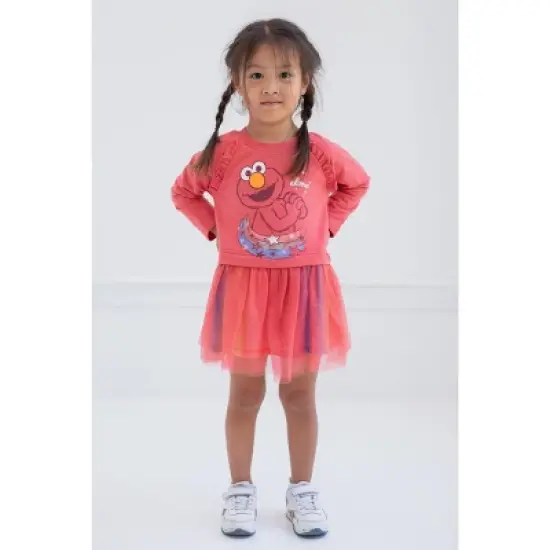 Sesame Street Elmo French Terry Dress Infant to Toddler image {3}