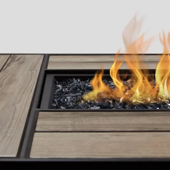 20lb Fire Glass Reflective Chips Gray - Real Flame image {2}