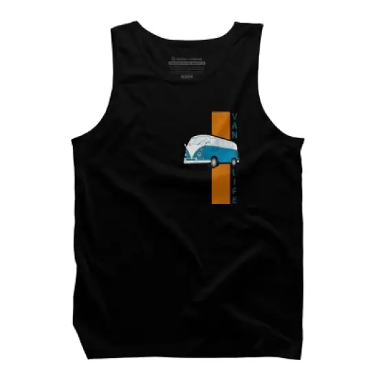 Men's Design By Humans Van life By gegogneto Tank Top image {2}