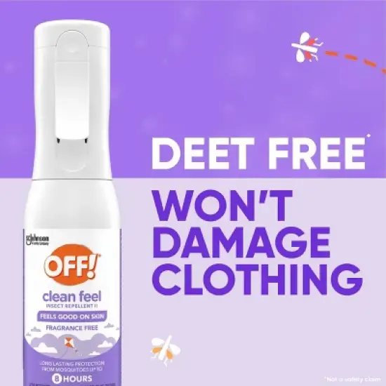 OFF! Clean Feel Fresh Mist Picaridin Insect Repellent DEET-free Bug Spray - 6oz image {3}
