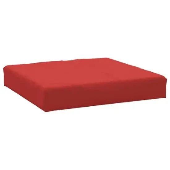 vidaXL Chair Cushion Water Repellent Pallet Cushion Seat Pad Oxford Fabric - Red Corner Sofa image {4}