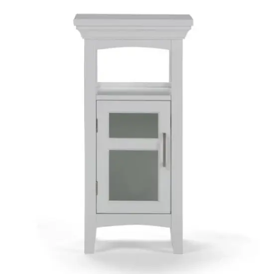 Hayes Floor Storage Bath Cabinet White - WyndenHall image {2}