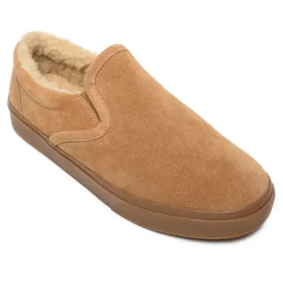 Minnetonka Men's Suede Alden Slip On image {5}