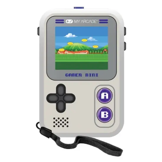 My Arcade Gamer Mini Classic 160-in-1 Handheld Video Game System (Gray and Purple) image {3}