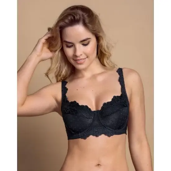 Leonisa  Lovely Lace High Coverage Underwire Bra - image {2}