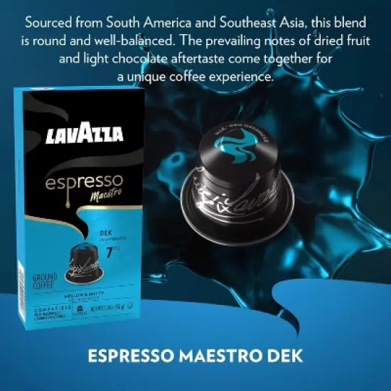Lavazza Espresso Variety Pack of Aluminum Capsules Compatible with Nespresso* Original Machines, Contains Light, Medium, and Dark Roast (60 Capsules) image {5}