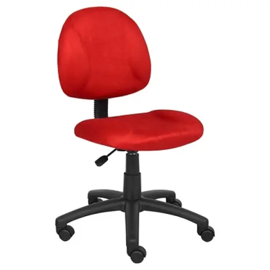 Microfiber Deluxe Posture Chair - Boss Office Products image {7}