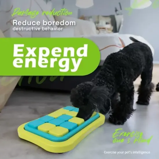 Allforpaws Interactives Dog Puzzle Toys Mentally Stimulating Treat Dispenser for Training Starter image {3}